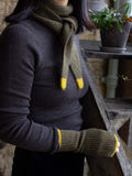 Oats & Rice Dorothy Cashmere Neck Scarf | Green