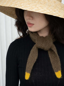 Oats & Rice Dorothy Cashmere Neck Scarf | Green