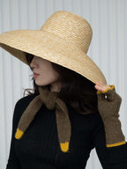 Oats & Rice Dorothy Cashmere Neck Scarf | Green