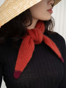 Oats & Rice Dorothy Cashmere Neck Scarf | Red