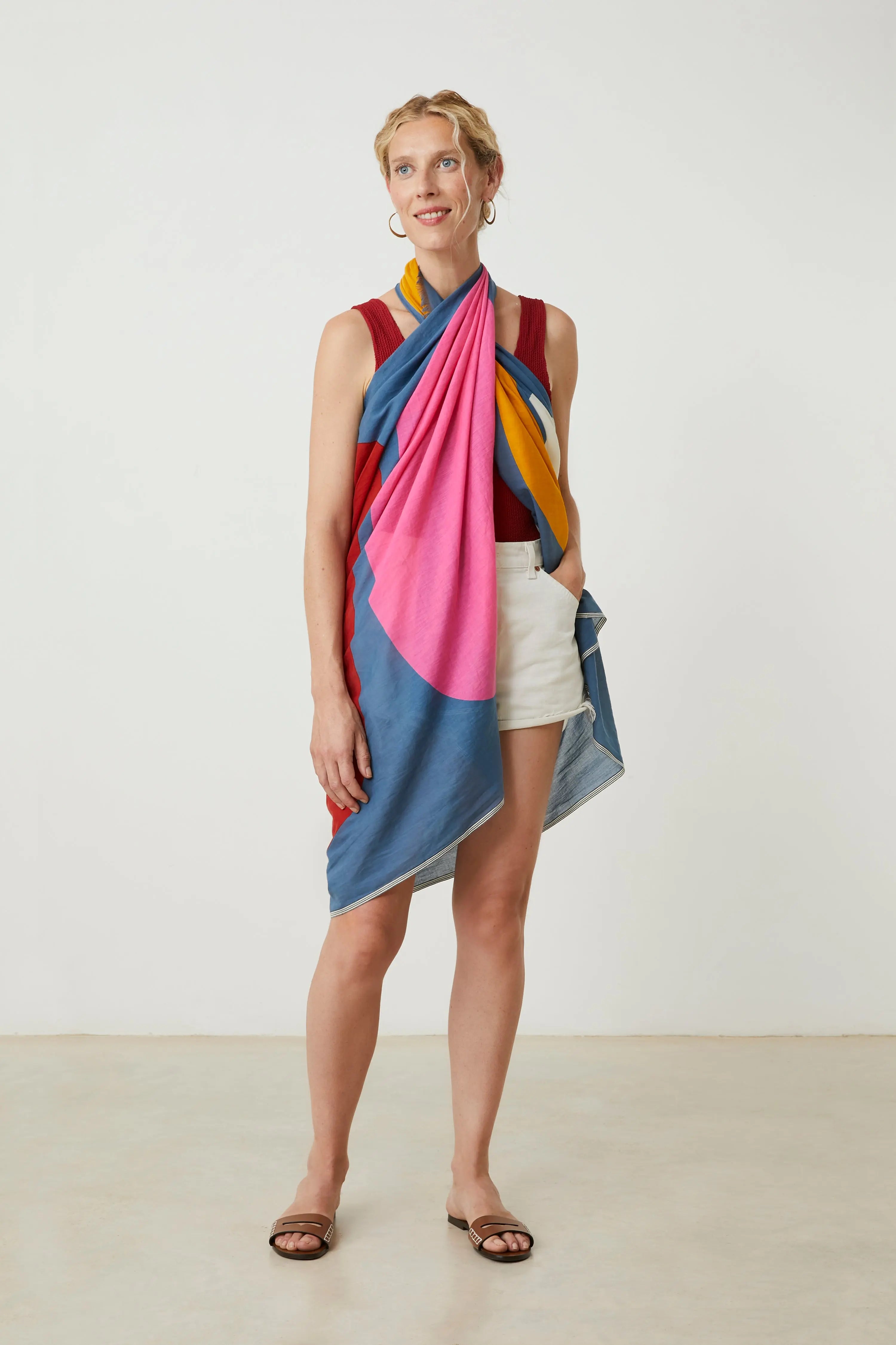 Moismont Rjb N°727 | Indigo - Pareo