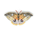 Trovelore Emperor Automaria Moth Brooch
