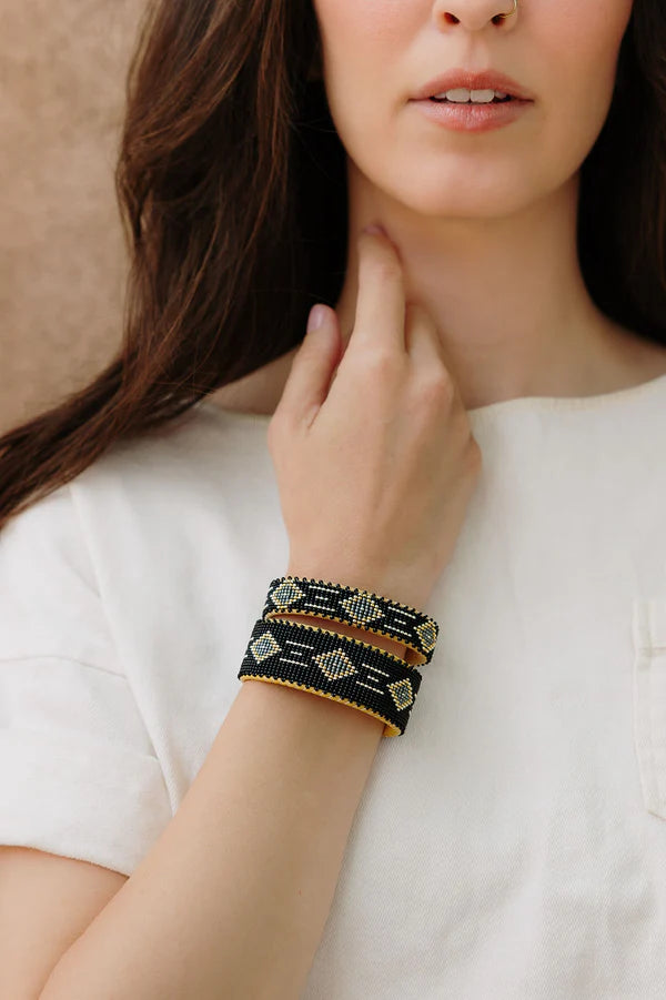 Etkie Native-American-Made Cuff - Kelly | Small