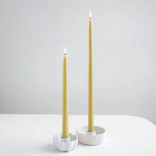 Load image into Gallery viewer, The Floral Society - 18&quot; Dipped Taper Candles | Peat
