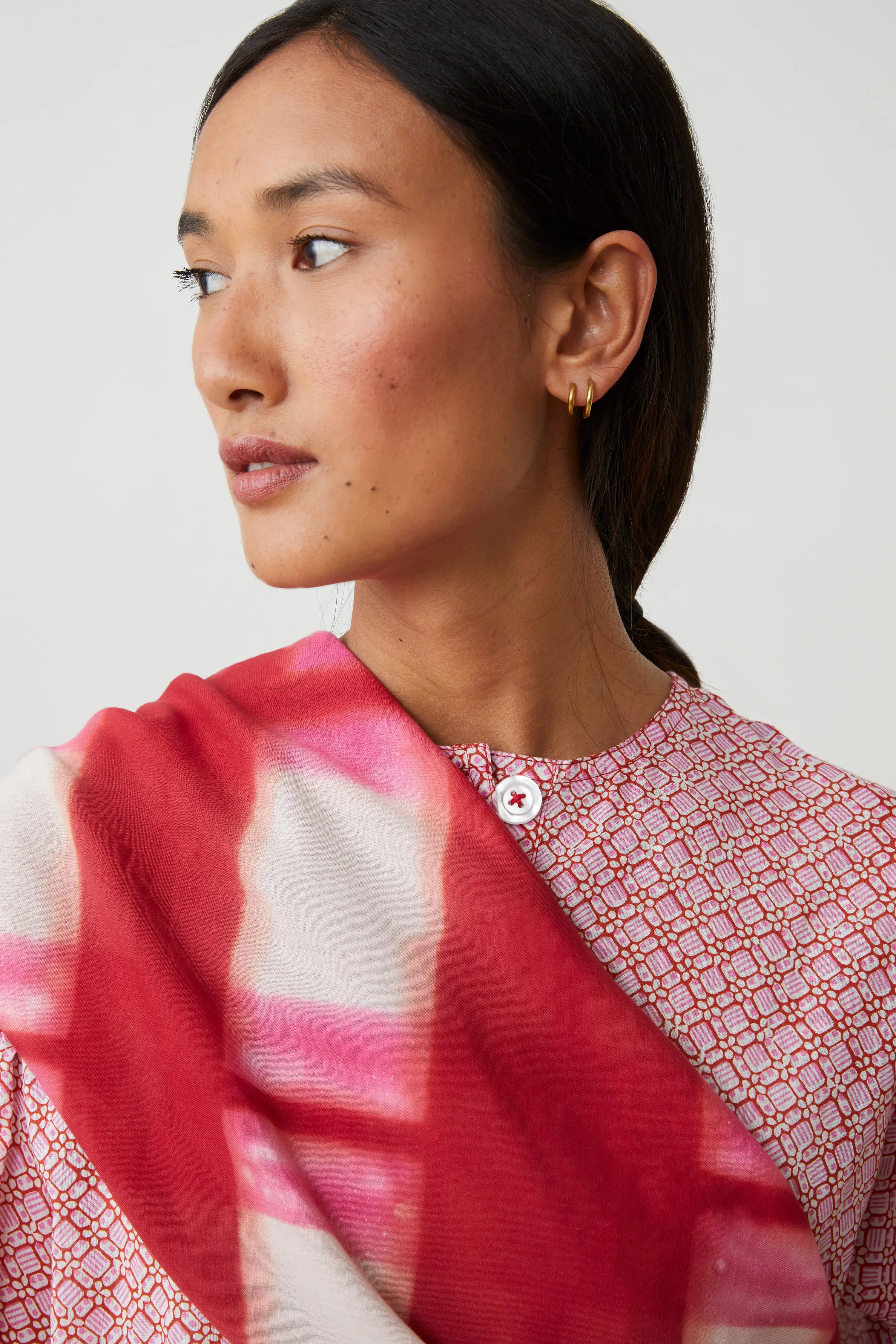 Moismont Yoko N°822 | Pop Pink - Scarf