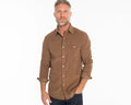 Criquet Corduroy Pearl Snap | Walnut