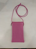 Tracey Tanner - Candy Patent Tia Crossbody Phone Pouch | Flamingo