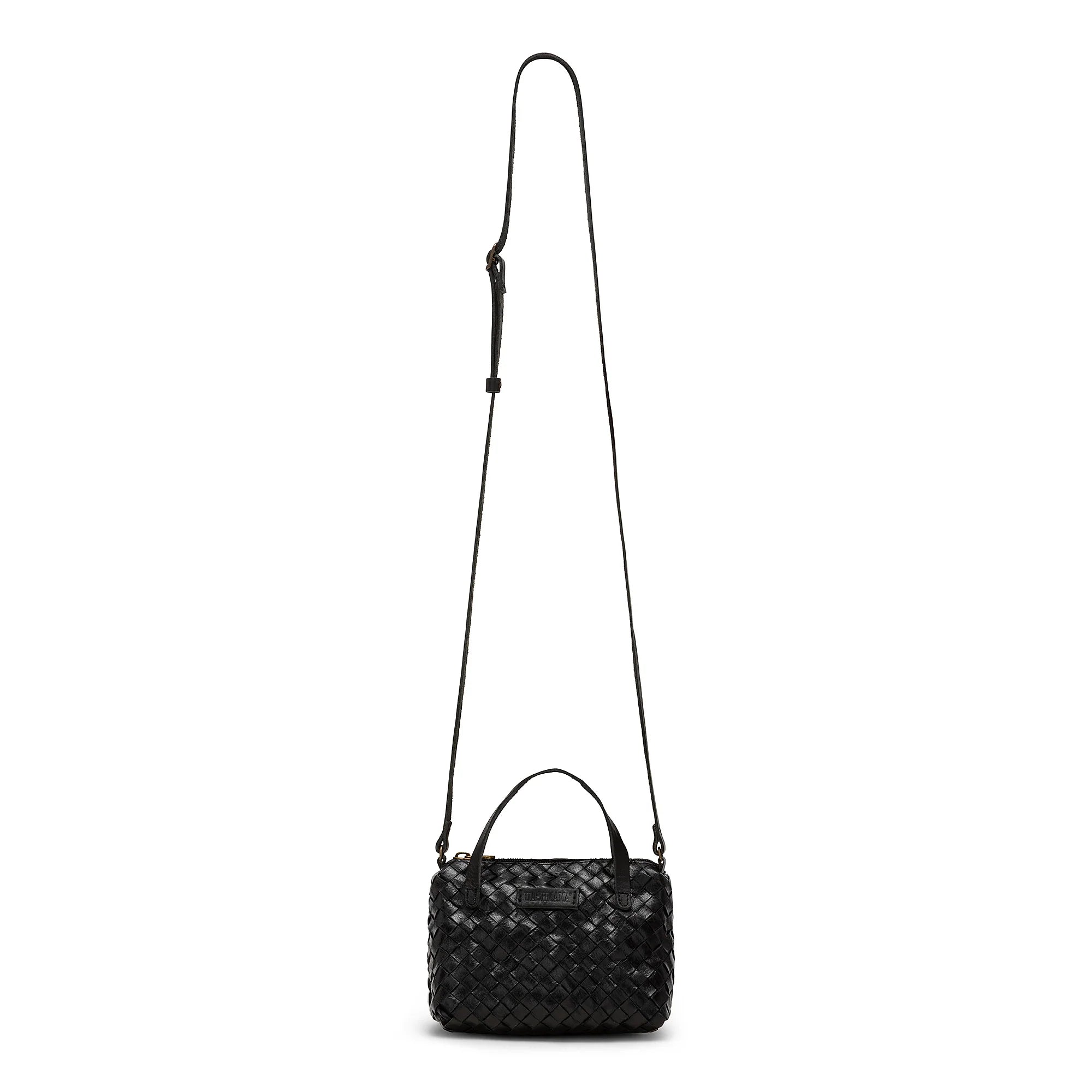Uashmama Gemmina Crossbody Bag - Woven Black
