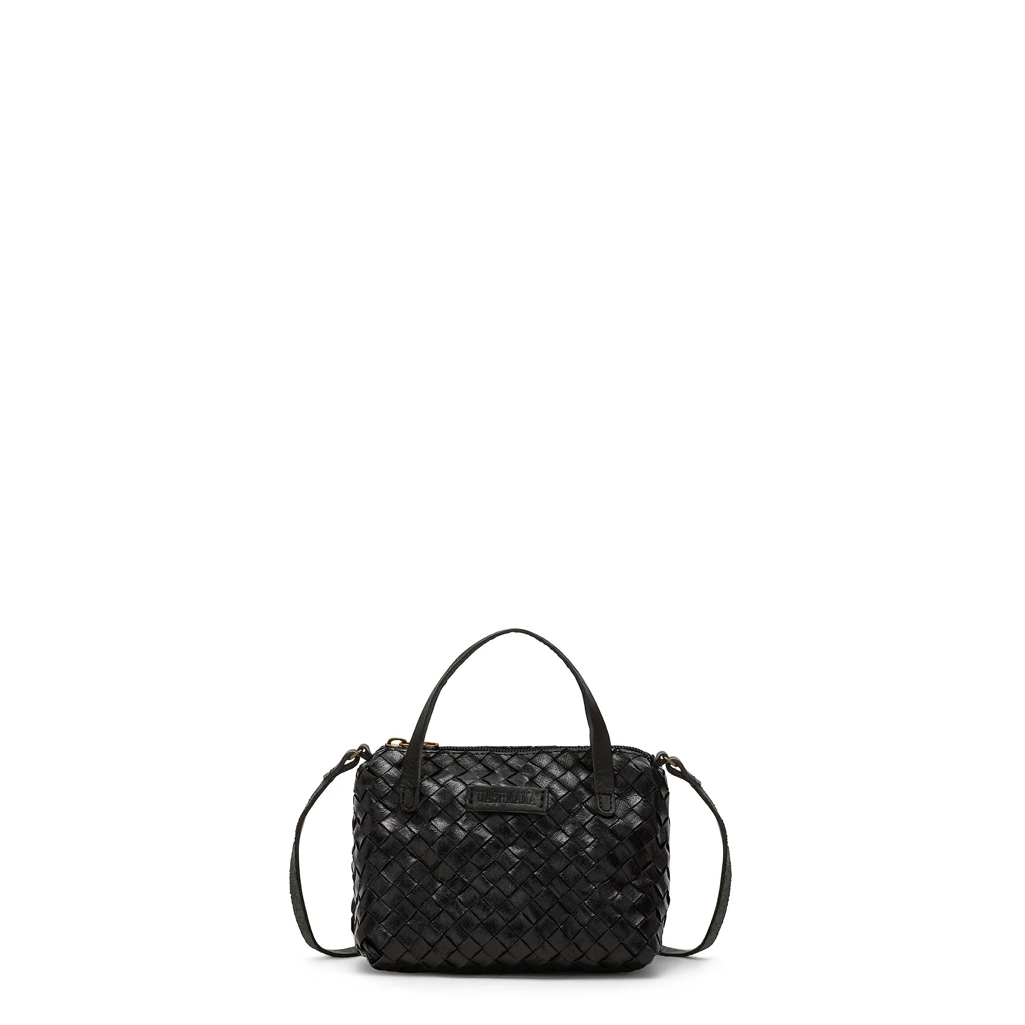 Uashmama Gemmina Crossbody Bag - Woven Black