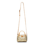 Uashmama Gemmina Crossbody Bag - Woven Platino