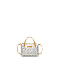 Uashmama Gemmina Crossbody Bag - Woven Silver