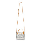 Uashmama Gemmina Crossbody Bag - Woven Silver