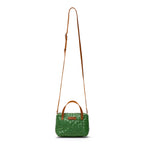 Uashmama Gemmina Crossbody Bag - Woven Green