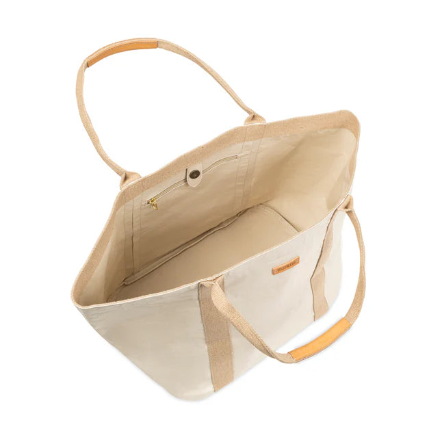Uashmama Giulia Glossy Tote Bag Large - Cachemire