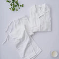 Uchino Marshmallow Gauze Pajama Unisex - White