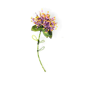 Trovelore Globe Amaranth Brooch