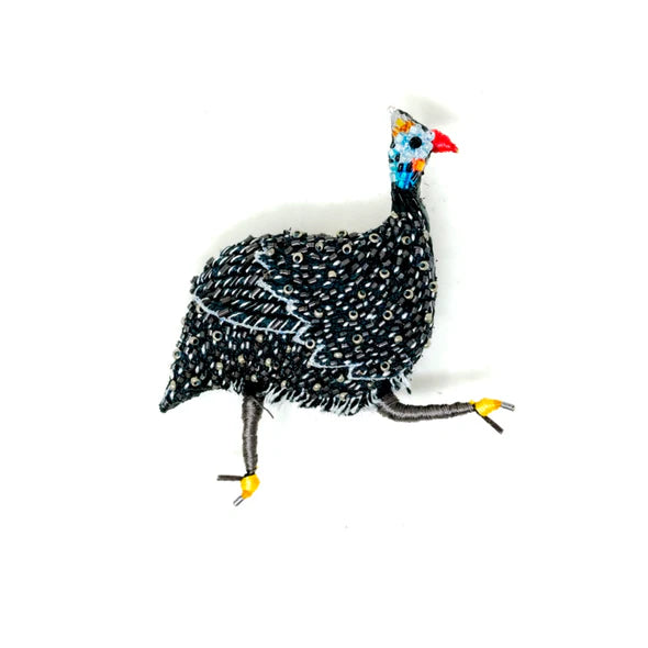 Trovelore Guinea Fowl Brooch