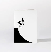 Load image into Gallery viewer, HAM Luxury Greeting Card - Skateboarding Rabbit
