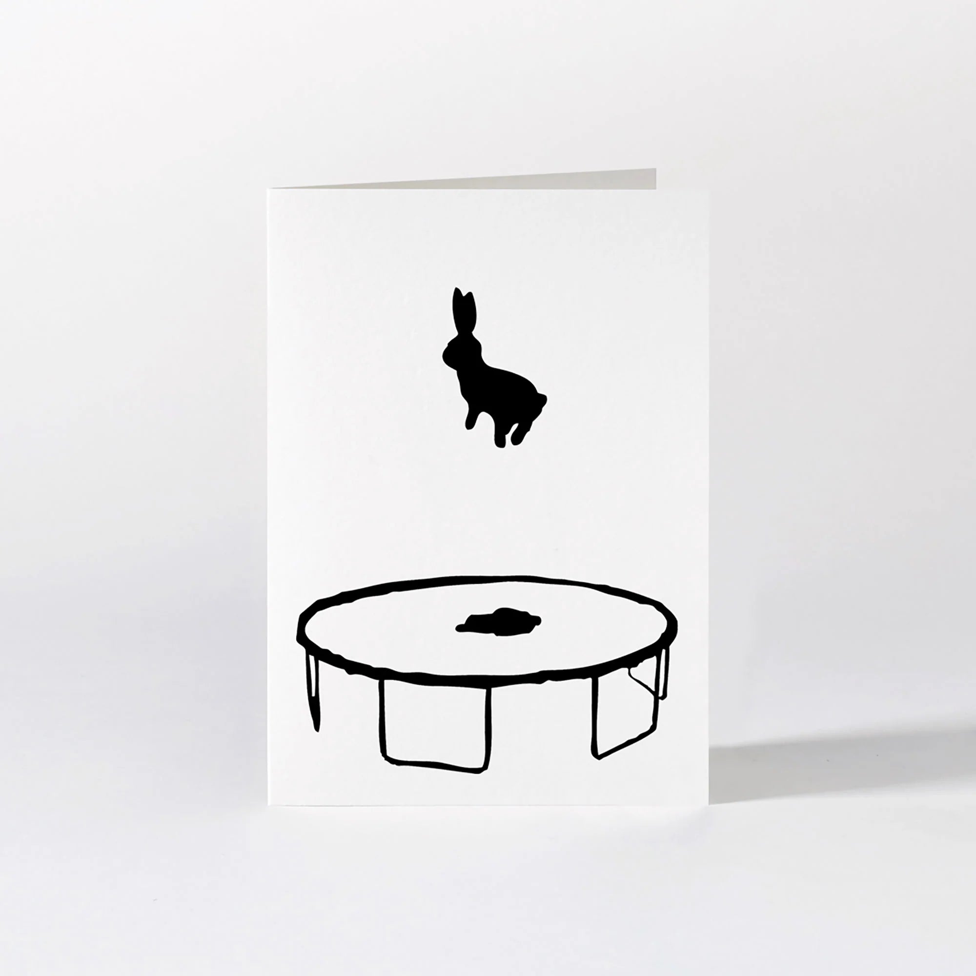 HAM Luxury Greeting Card - Bouncing Rabbit