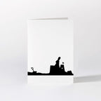 HAM Luxury Greeting Card - Seaside Rabbit