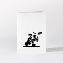 Load image into Gallery viewer, HAM Luxury Greeting Card - Watering Rabbit
