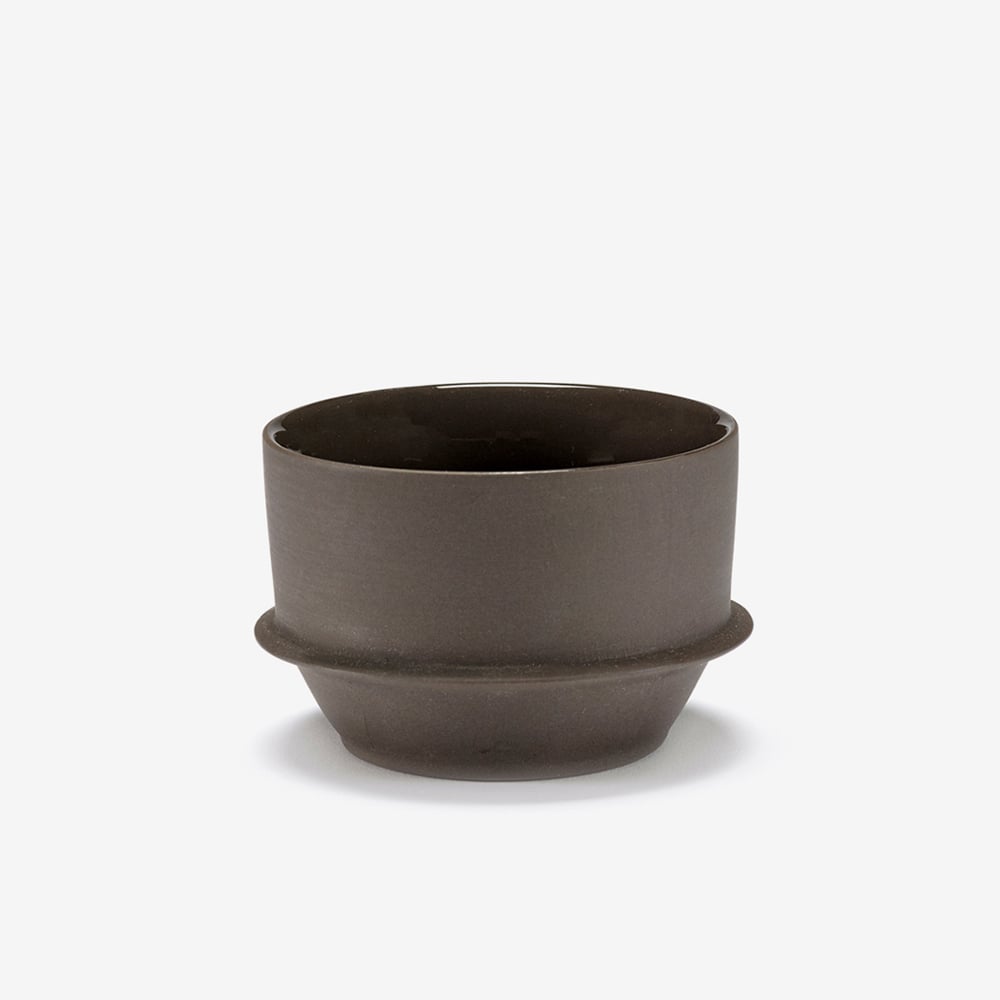 Kelly Wearstler Dune Collection - Coffee Cup | Slate | Set of Two