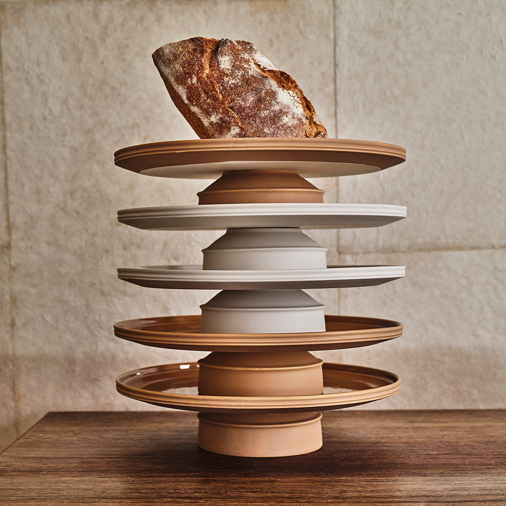 Kelly Wearstler Dune Collection - Cake Stand | Clay