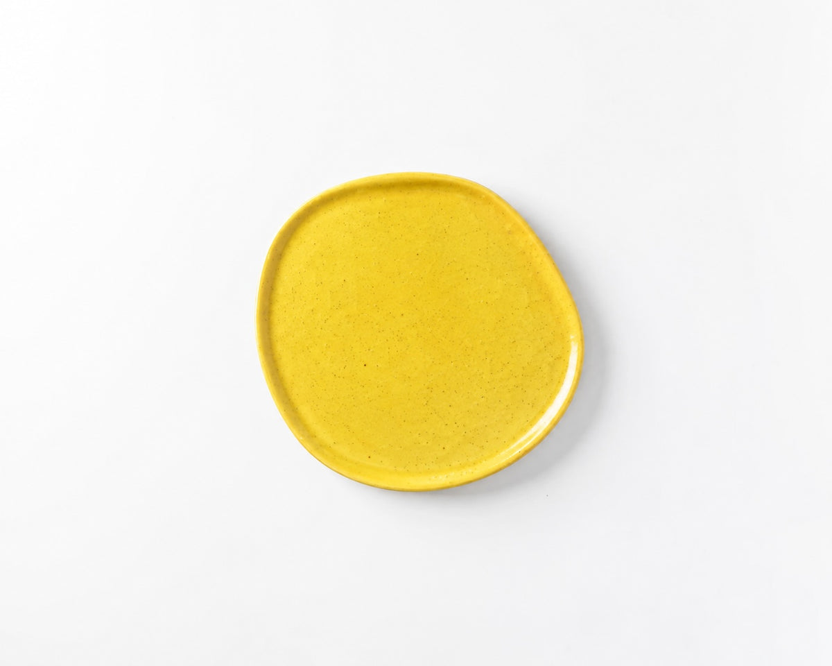 Haand Salad Plate - Ripple | 8.5 in - Turmeric