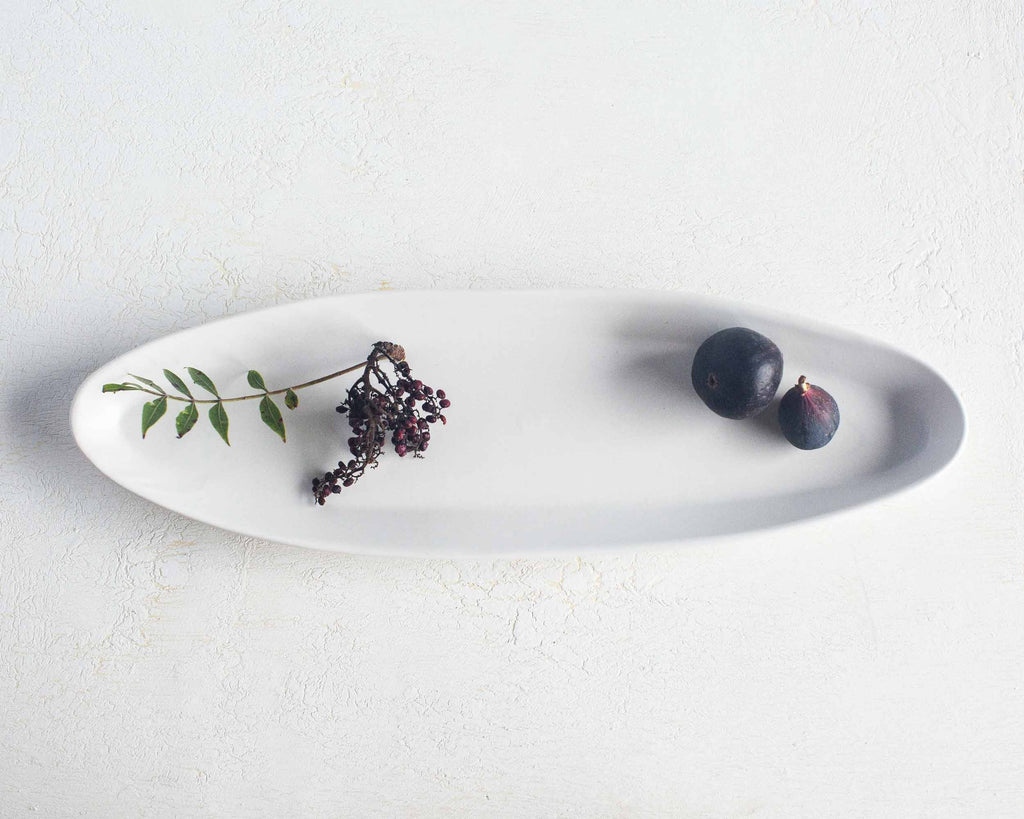 Haand Appetizer Tray | 15.5 in - Matte White