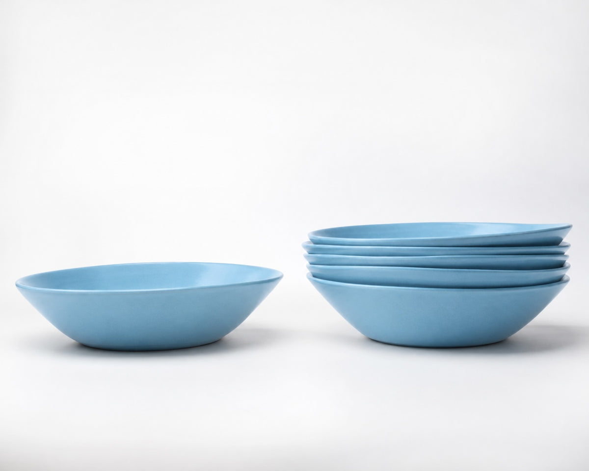 Haand Soup/Dinner Bowl - Skali | 9.5 in + 45 oz - Robin's Egg Blue