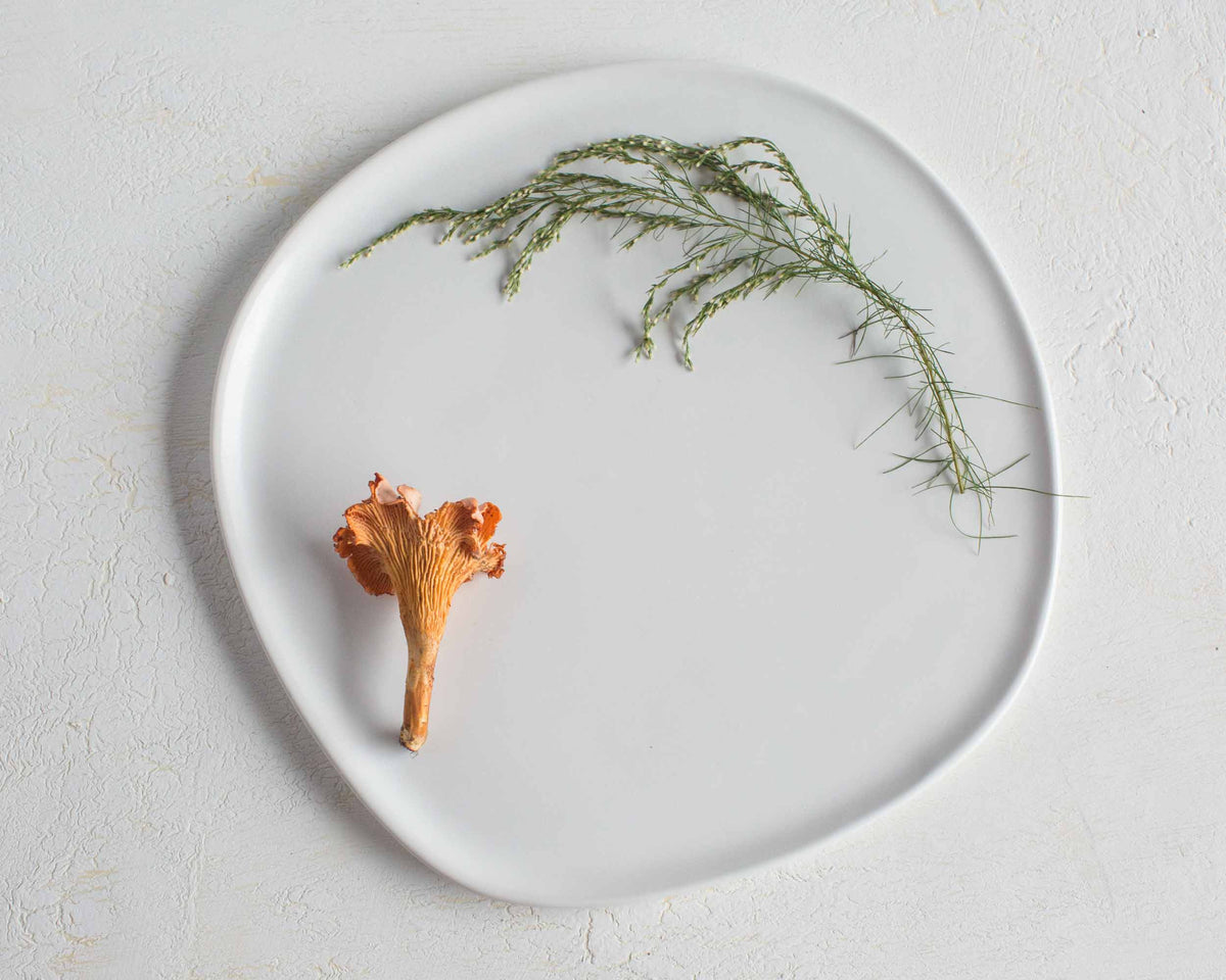 Haand Dinner Plate - Ripple | 11 in - Matte Black