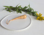 Haand Salad Plate - Ripple | 8.5 in - Matte Black