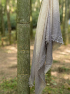 Oats & Rice Hana Dip Dyed Cashmere Shawl | Grey