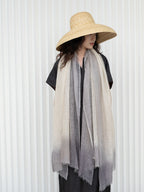 Oats & Rice Hana Dip Dyed Cashmere Shawl | Grey