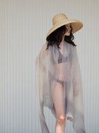 Oats & Rice Hana Dip Dyed Cashmere Shawl | Grey