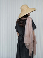 Oats & Rice Hana Dip Dyed Cashmere Shawl | Pink