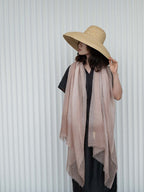 Oats & Rice Hana Dip Dyed Cashmere Shawl | Pink