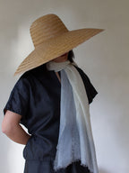 Oats & Rice Hana Dip Dyed Cashmere Shawl | Blue