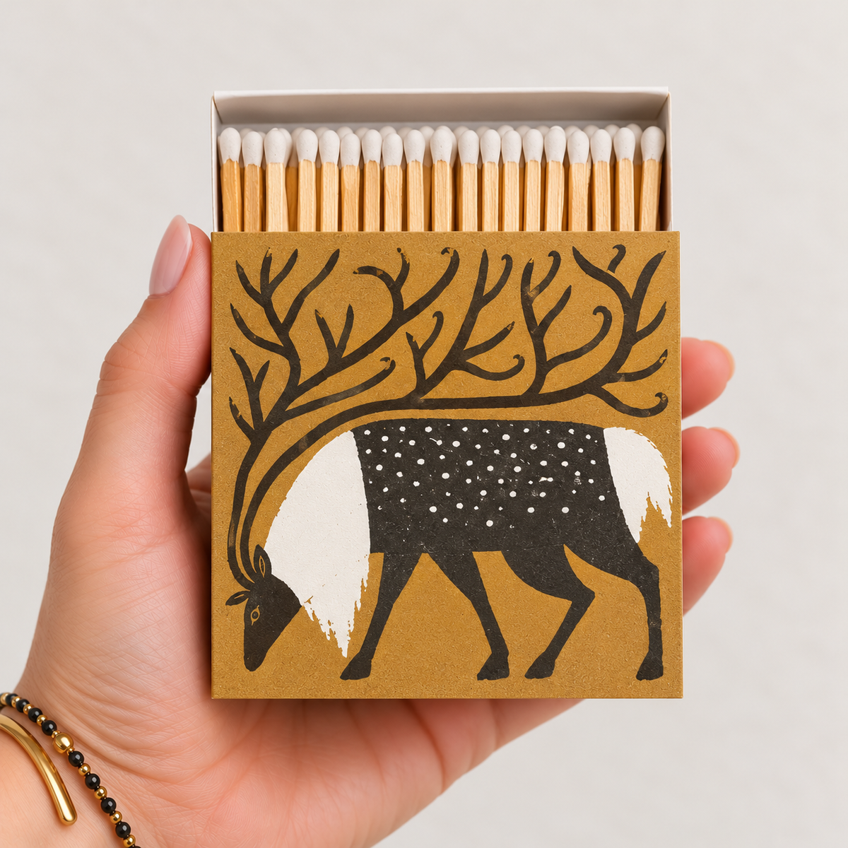 Archivist Keepsake Matchbox - Christmas Reindeer