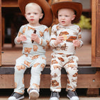 Milkbarn Bamboo Long Sleeve One Piece | Valais Sheep