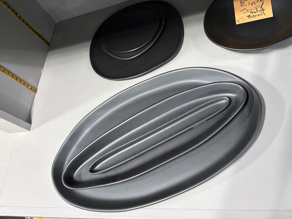 Haand Olive Tray - Matte Black