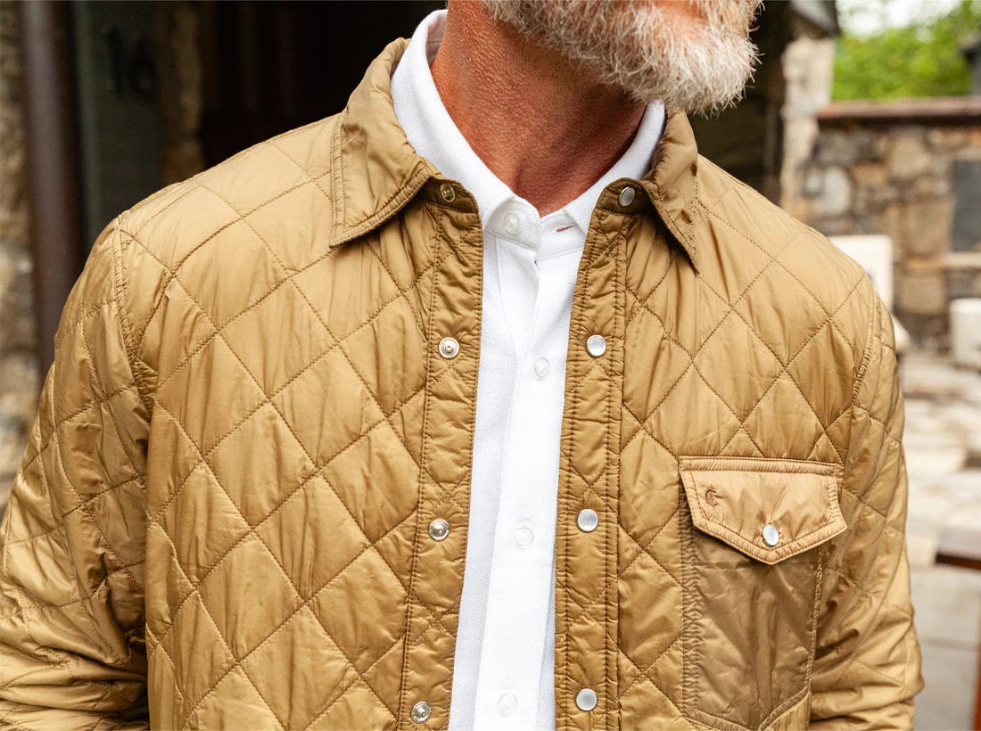 Criquet Quilted Shacket | Fools Gold