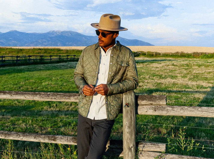 Criquet Quilted Shacket | Olive