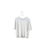 It Is Well L.A Lightweight Short Sleeve Sweater - Salt