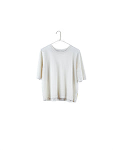It Is Well L.A Lightweight Short Sleeve Sweater - Natural