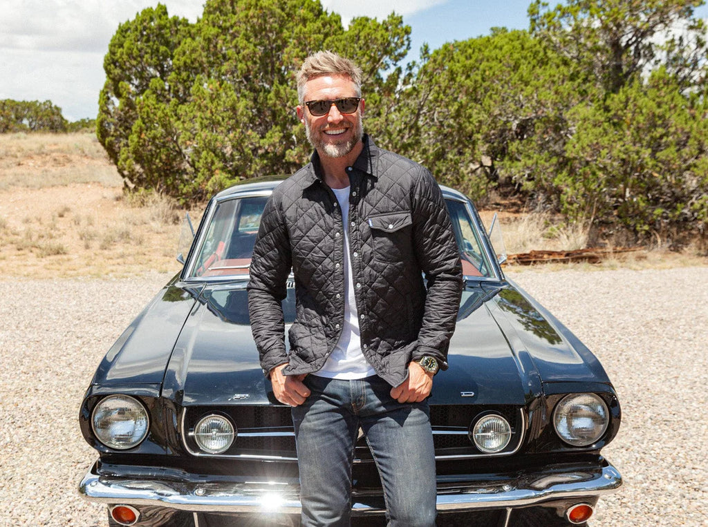 Criquet Quilted Shacket | Black