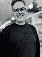 Circa 1774 Brand: EDENTON 1774 Organic Sweatshirt U.K. + Hand-Felted L.A.: Black