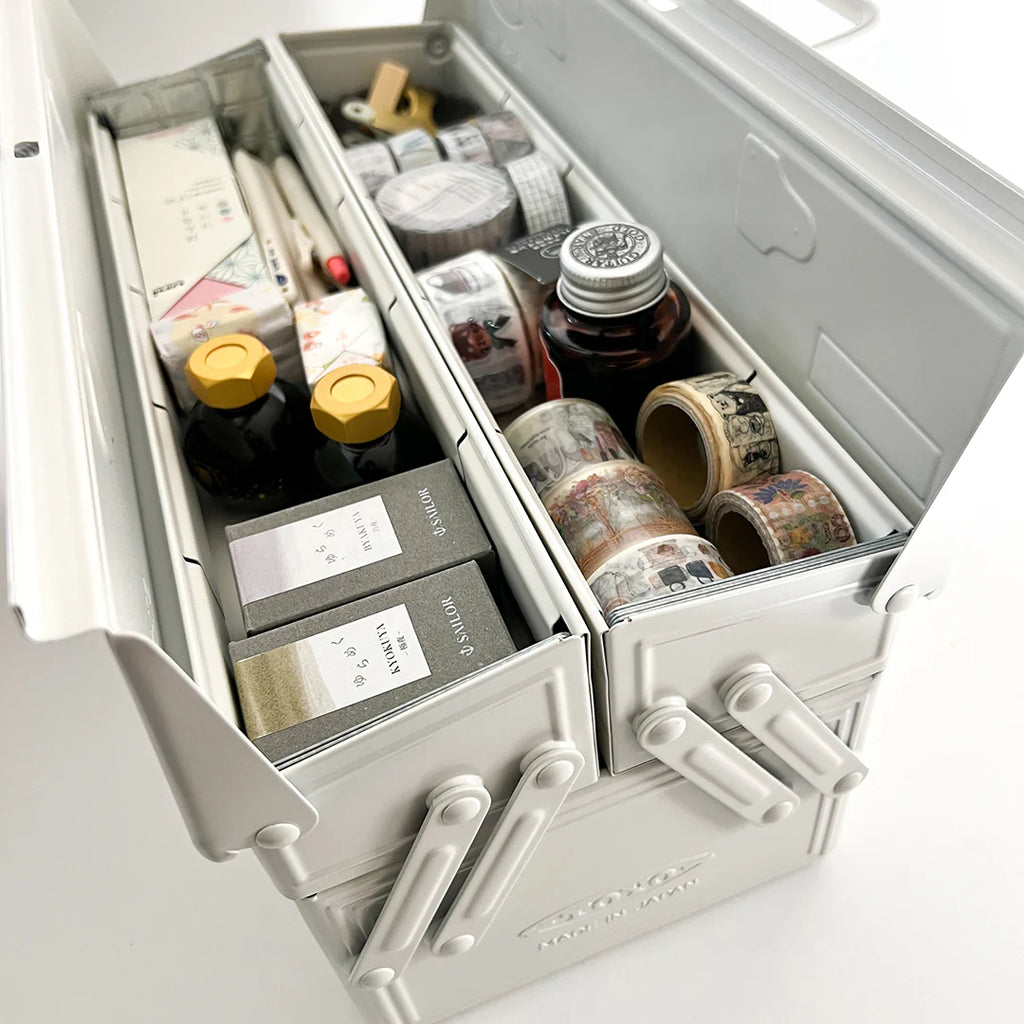 Toyo Steel Cantilever Toolbox | ST-350 - White