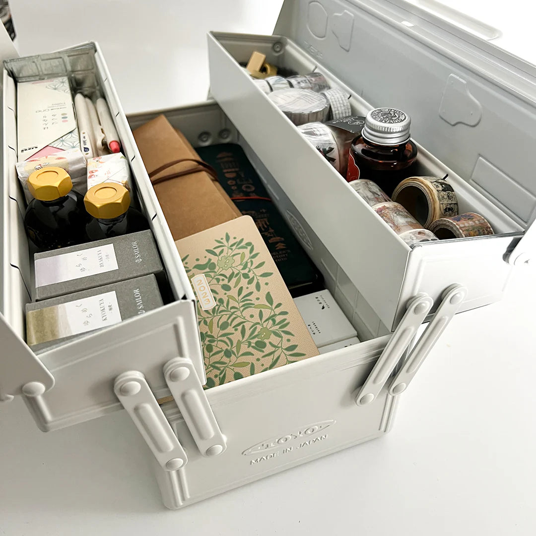 Toyo Steel Cantilever Toolbox | ST-350 - White