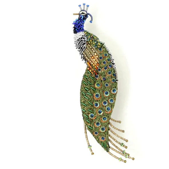 Trovelore Indian Peacock Brooch